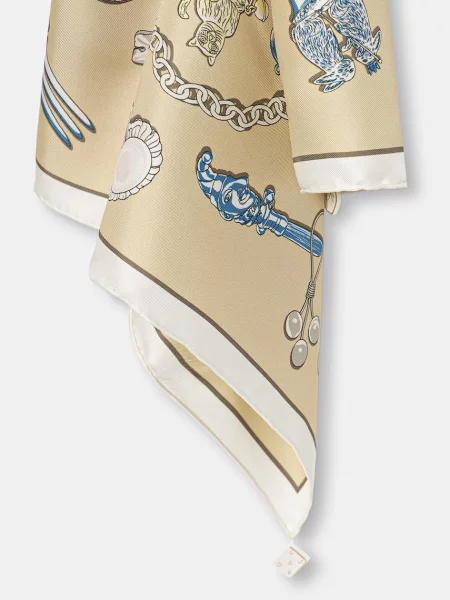 Шелковый платок Tory Burch