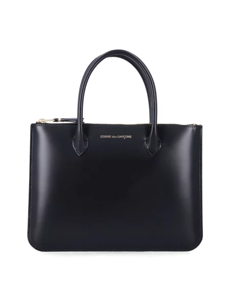 Portfel Comme Des Garcons skórzany czarny
