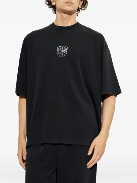 Tricou Vetements cu imagine negru
