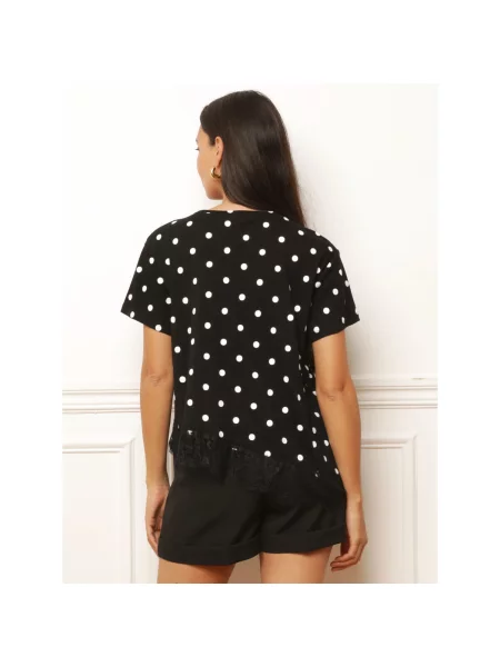 Top La Modeuse negru