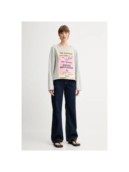The Kooples bluza szara