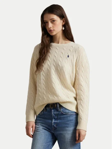 Polo Ralph Lauren Пуловер бял