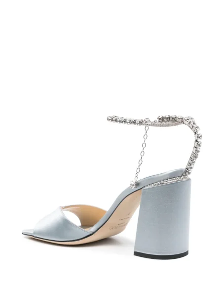 Sandale Jimmy Choo de cristal albastru