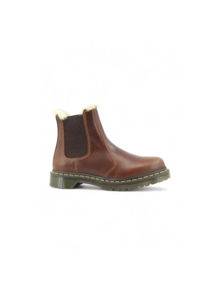 Botki Dr. Martens brązowe