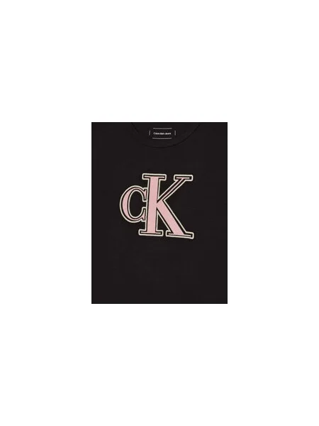 Calvin Klein Jeans Póló Boxy Fit fekete