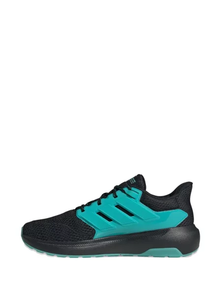 Tricou polo Adidas cu dungi alergare cu bretele alb