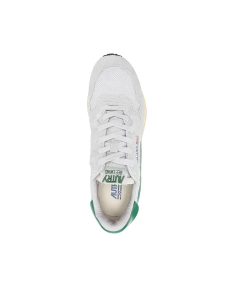 Sneakersy Autry skórzane z autografem z siateczki szare