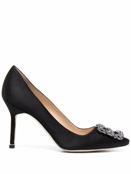 Pantofi cu toc Manolo Blahnik negru