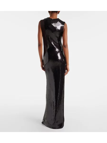 Rochie midi Christopher Esber până la genunchi de costum maro