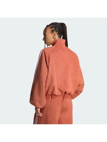 BLUZA DRESOWA Z IMITACJI ZAMSZU ADILENIUM SEASON 6