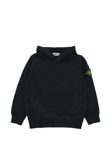 Bluza z kapturem dziecięca Stone Island niebieska