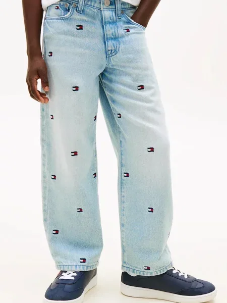 Tommy Hilfiger blugi pentru copii BAGGY albastru
