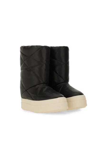 Botki Rick Owens skórzane czarne