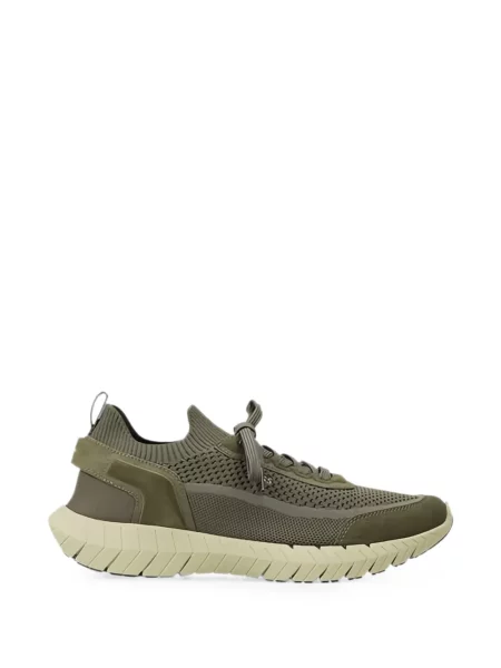 Sneakerși Boss tricotate verde