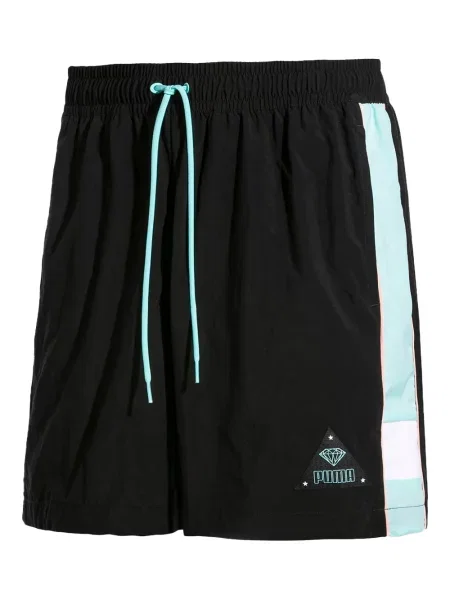 Pantaloni scurți Puma cu dungi negru