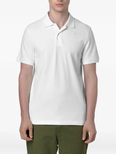 Polo K-way cu broderie alb