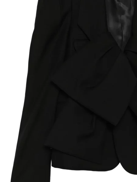 Geacă Noir Kei Ninomiya cu funde negru