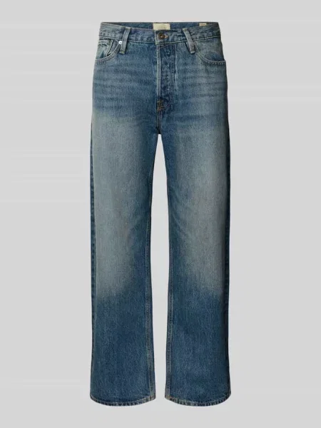 Jeansy o kroju loose straight fit model TED' Jack & Jones niebieskie