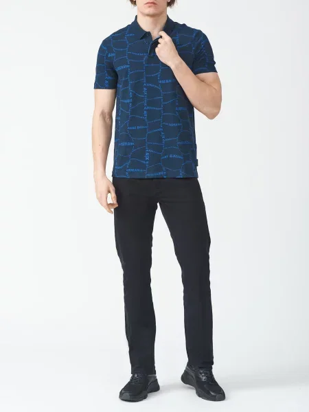 Поло Armani Exchange синє