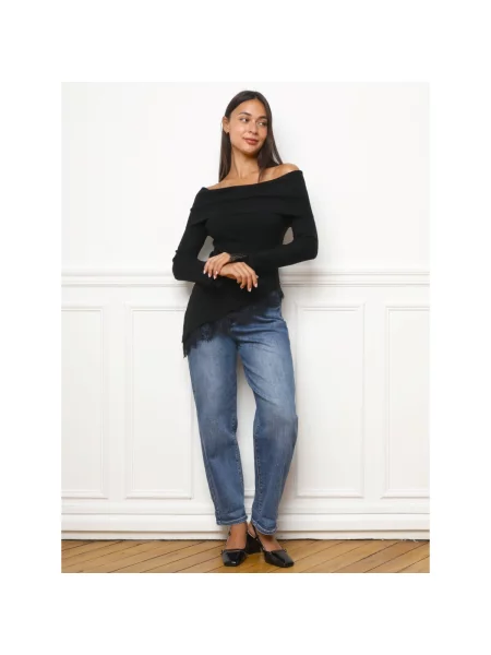 Top La Modeuse crna