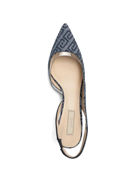 Pantofi cu toc Liu Jo slingback albastru