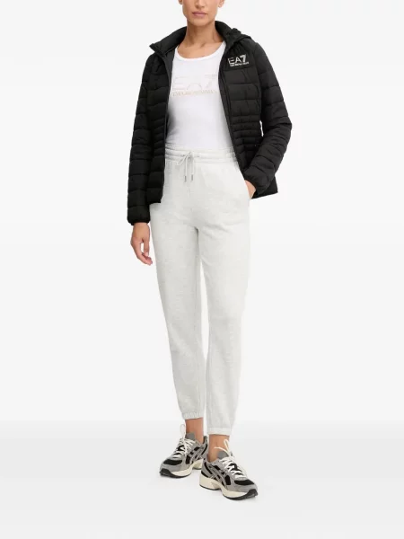 Μπλούζα Ea7 Emporio Armani με καρφιά λευκό
