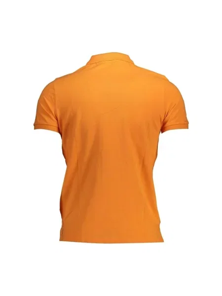 Koszulka polo U.s Polo Assn. z logo pomarańczowa