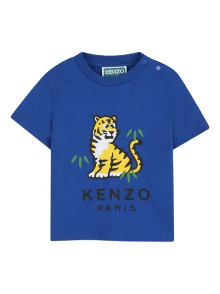 Szorty dziecięce Kenzo niebieskie