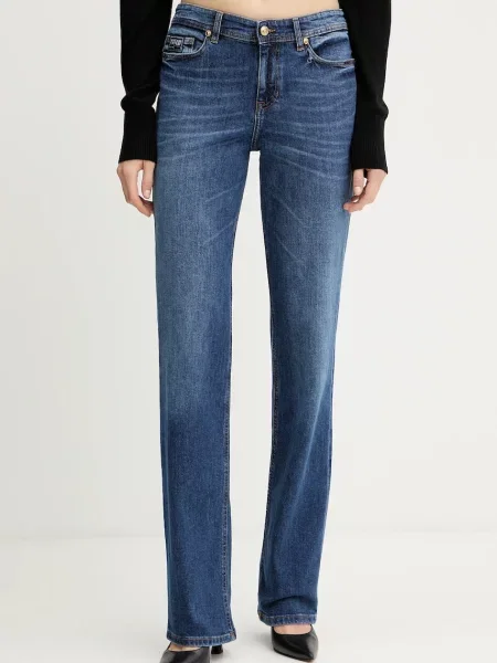 Versace Jeans Couture jeans high waist CDWAC albastru