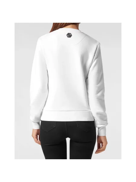 Lniana bluza Philipp Plein biała