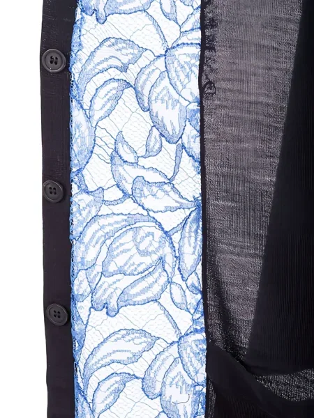 Cardigan Vera Wang de lână negru