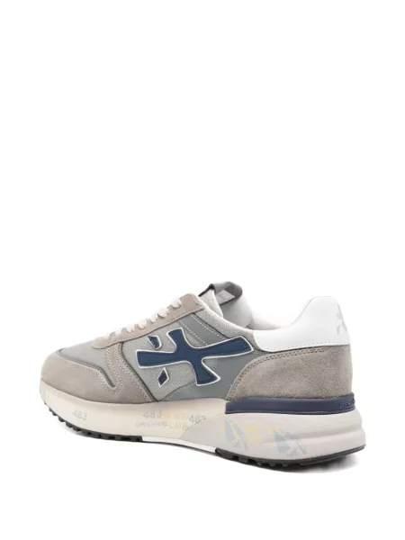 Sneakerși Premiata din piele de căprioară gri