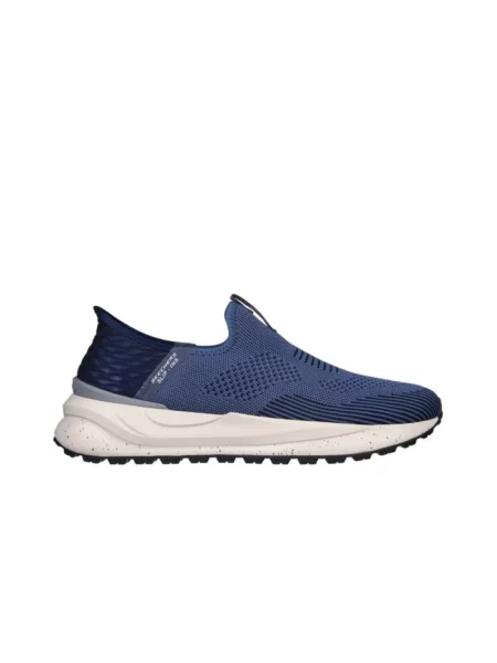 Półbuty Skechers wsuwane niebieskie