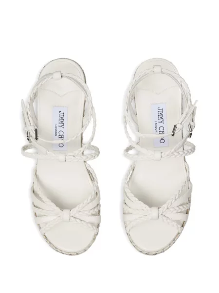 Sandale Jimmy Choo alb