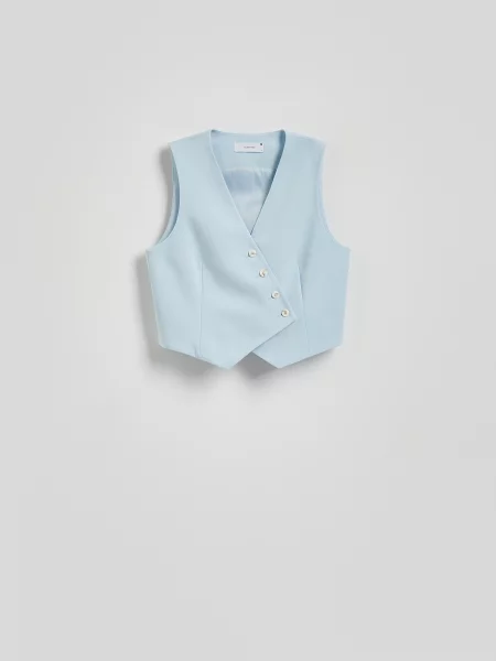 Reserved Костюмний жилет із додаванням блідо-блакитний блакитний