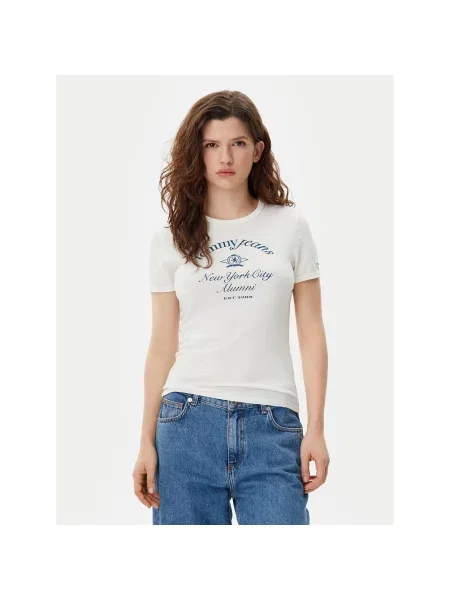 Tommy Jeans kratka majica bež