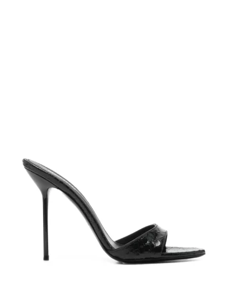 Sandale Paris Texas din piele negru