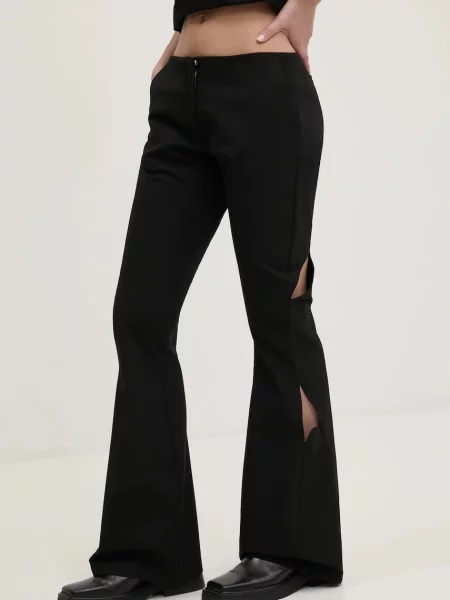 Heliot Emil spodnie dzwony high waist czarny