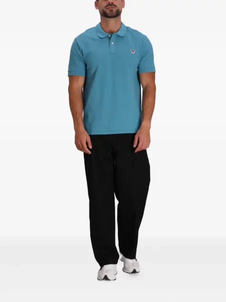 Polo Paul Smith cu model zebră albastru