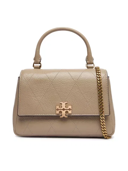 Стьобаний топ Tory Burch бежевий