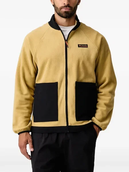Pulover Columbia din fleece galben