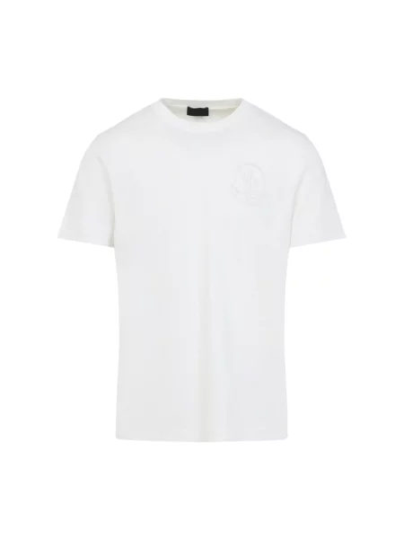 Koszulka polo Moncler biała