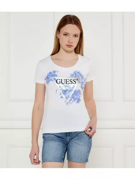 GUESS Tricou alb