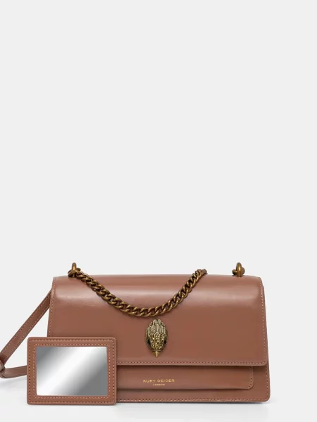 Kurt Geiger De piele geantă pe umăr SHOREDITCH maro