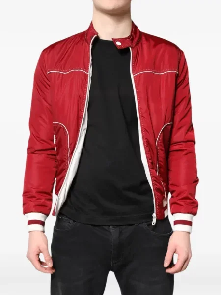 Geacă bomber Dolce & Gabbana roșu