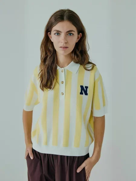 NORR Pulover Varsity galben
