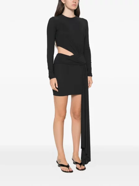 Rochie mini Amazuìn drapată negru