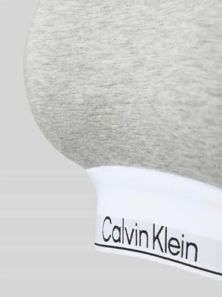 Biustonosz typu bralette z wyhaftowanym logo Calvin Klein Underwear