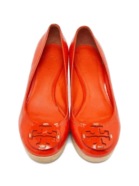 Pantofi cu toc Tory Burch cu platformă portocaliu