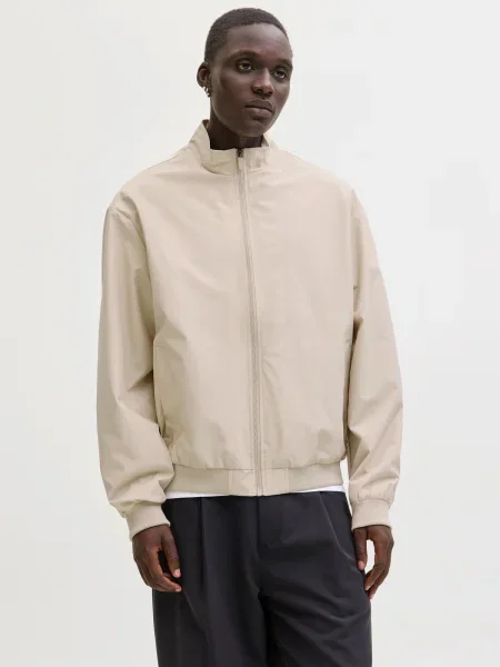 JACK & JONES Prechodná bunda JJECHARGE krémová